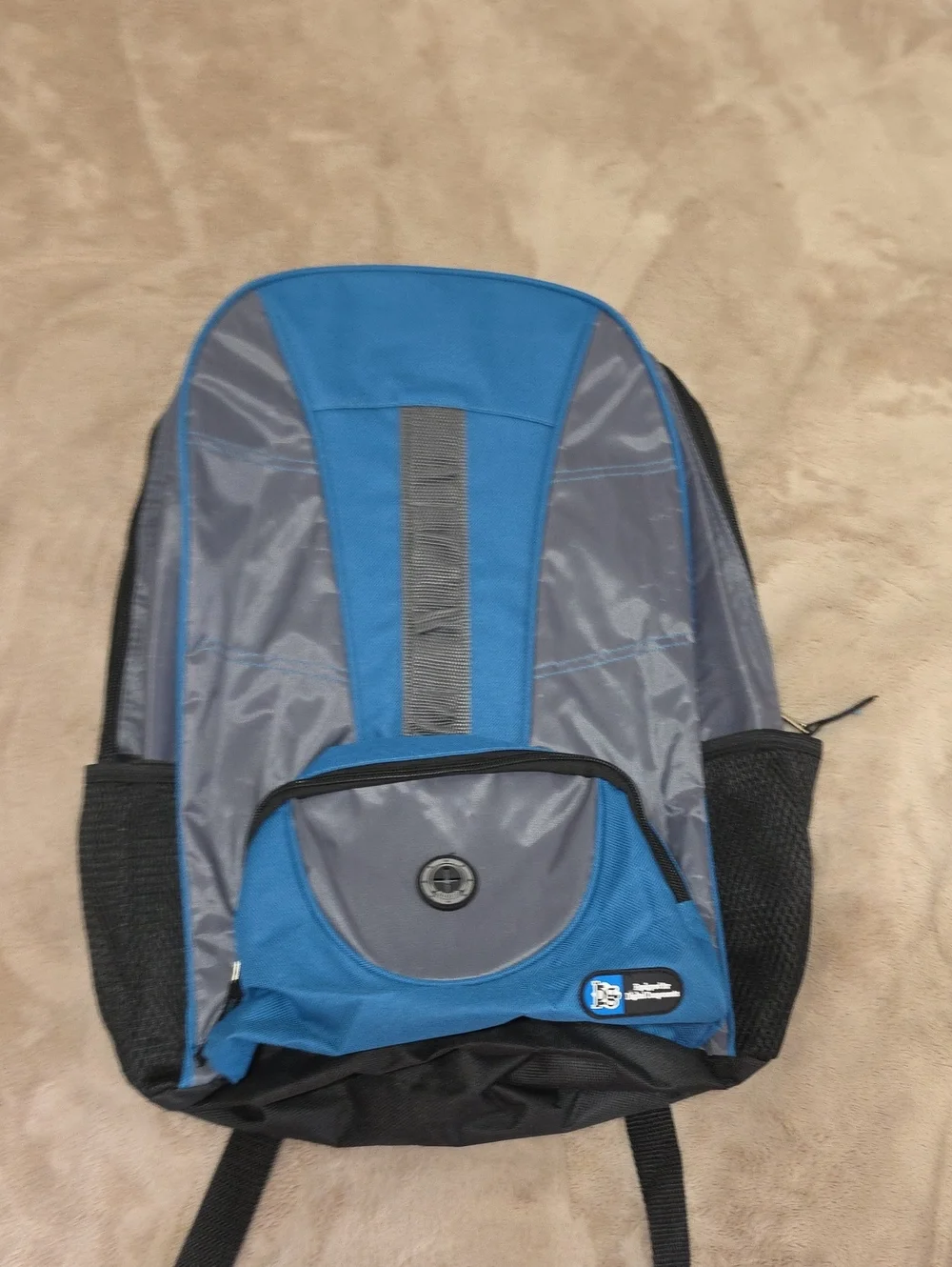 Blue and Gray Backpack - Casual Daypack